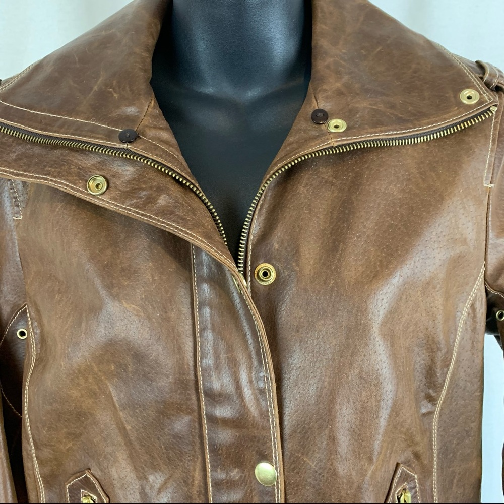 Ana Leather Size S Motorcycle Jacket , size small - Picture 3 of 8